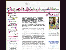 Tablet Screenshot of gailmcnaughton.com